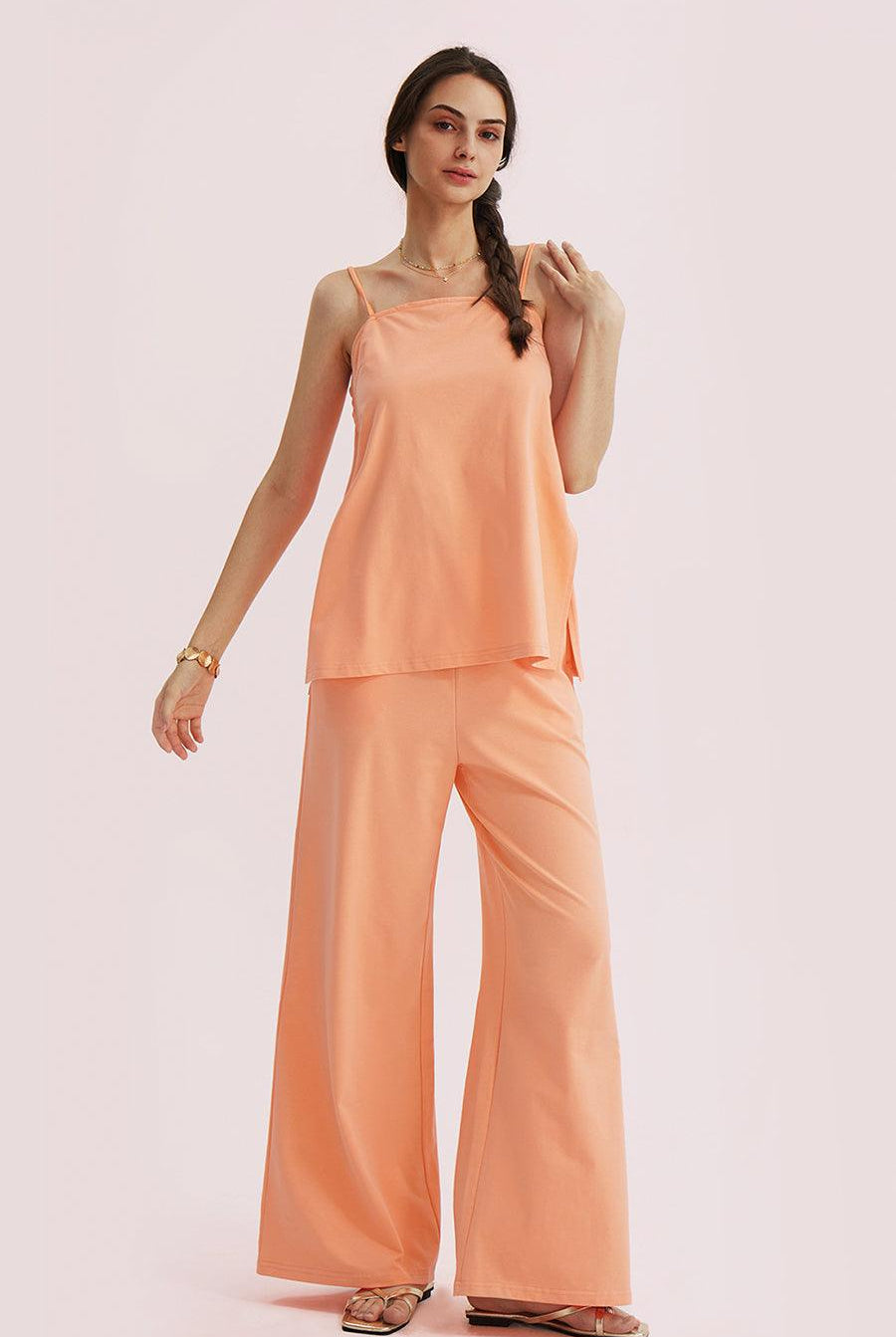 Two Piece Side-Split Lounge Sets - Cherfly