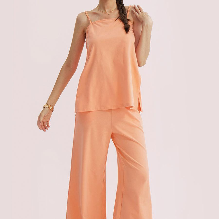 Two Piece Side-Split Lounge Sets - Cherfly