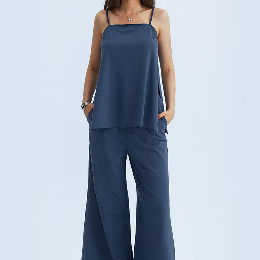 Two Piece Side-Split Lounge Sets - Cherfly