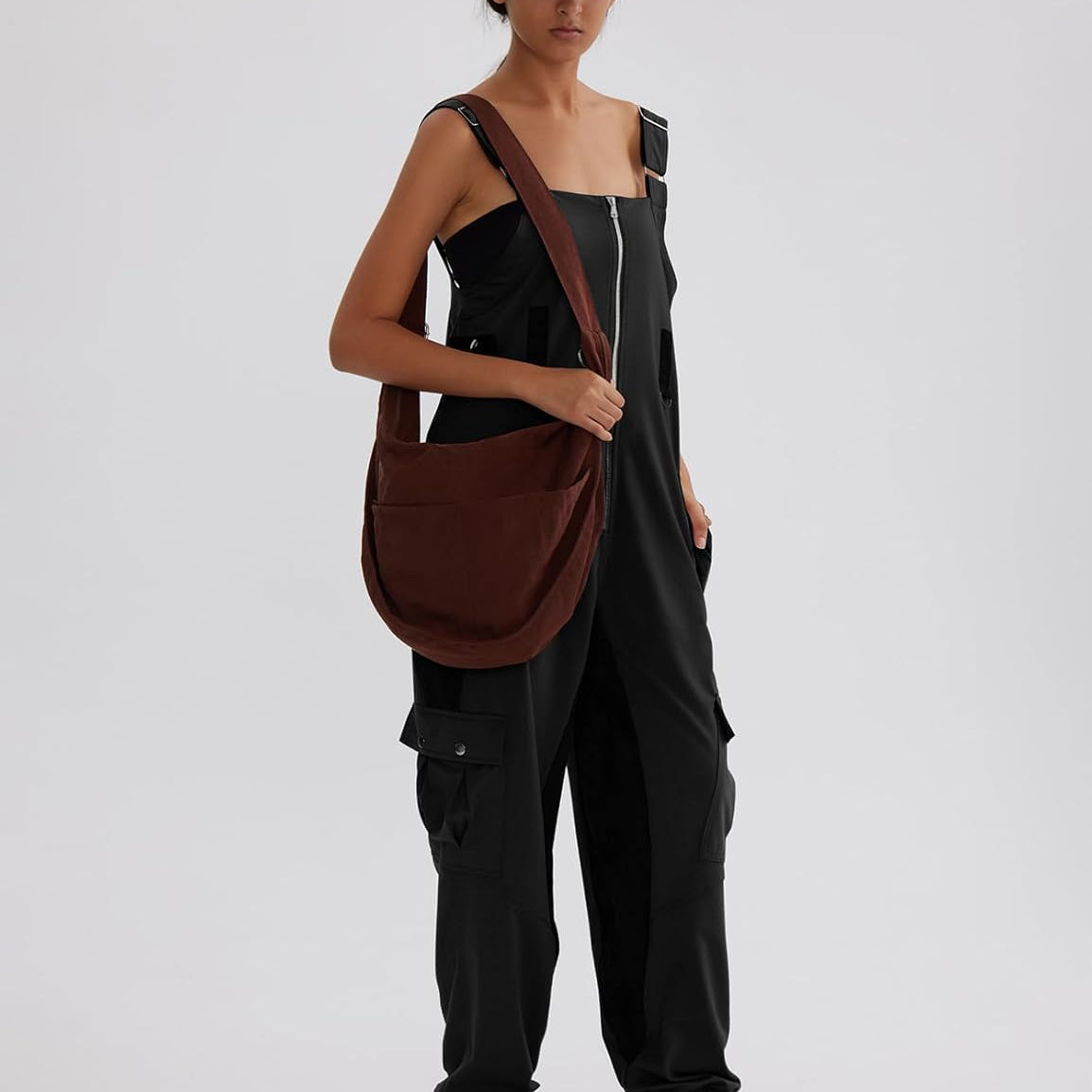 CHERFLY Jumpsuits for Women Summer Casual Baggy Overalls Adjustable Straps Outfits 2025