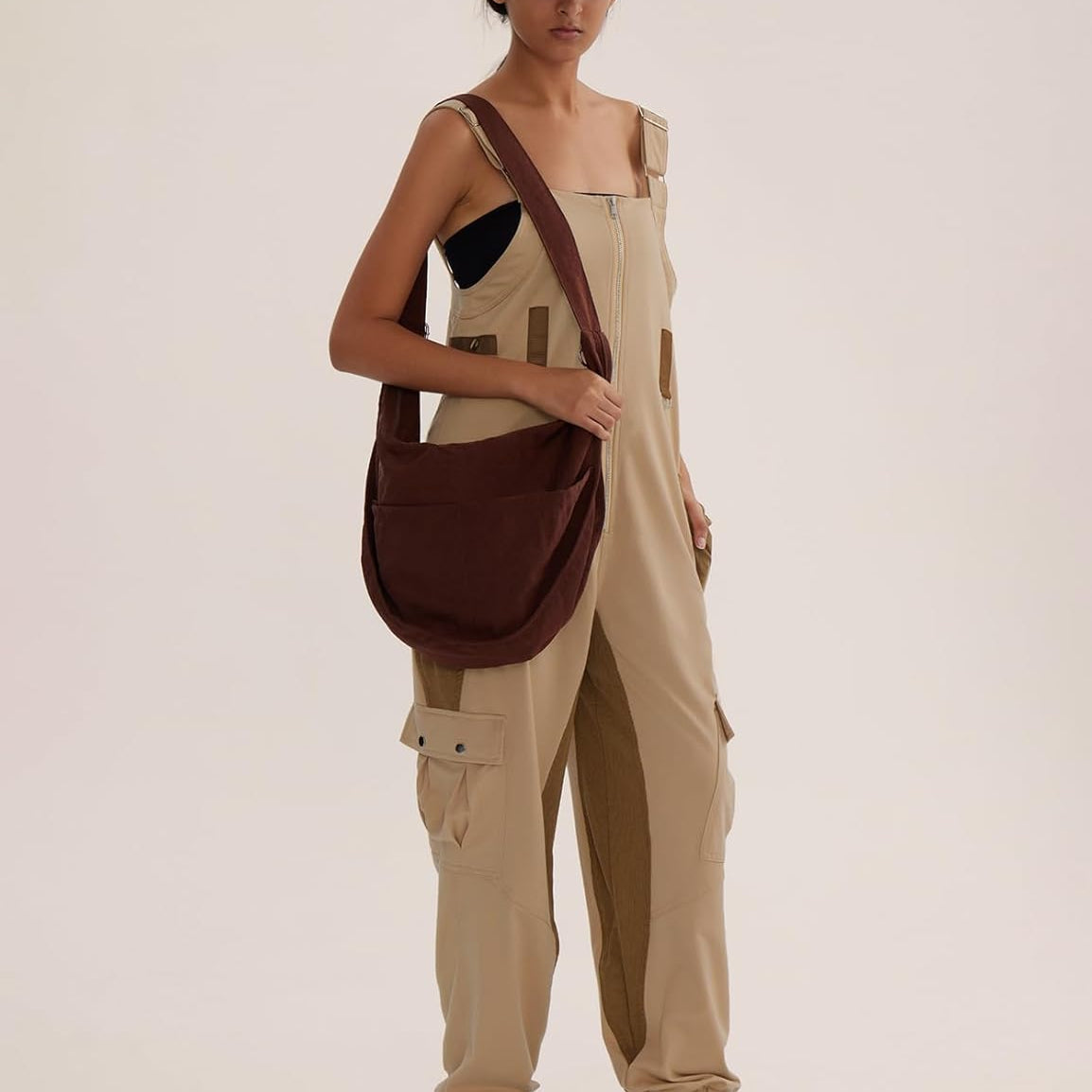 CHERFLY Jumpsuits for Women Summer Casual Baggy Overalls Adjustable Straps Outfits 2025